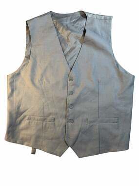 New Braveman Men's Model M300 Gray Suit Separates Dress Vest - Size 46R